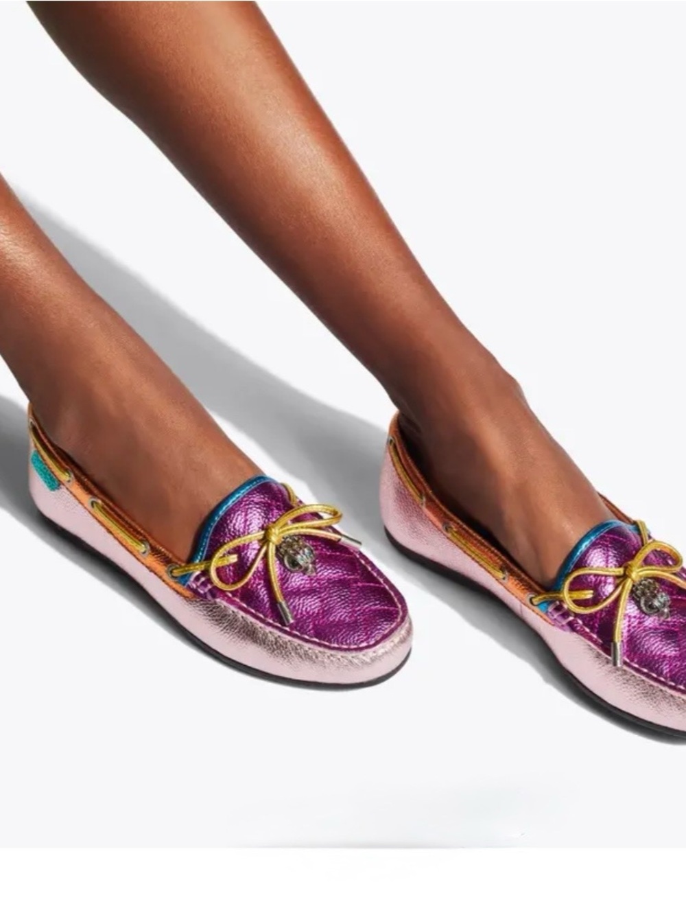 KURT GEIGER LONDON EAGLE MOCCASIN LOAFER MULTICOLOR SUZE 8.5
